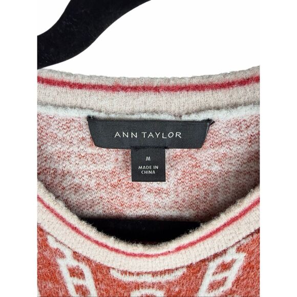 Ann Taylor Chain Short Sleeve Sweater - size M - Picture 4 of 6